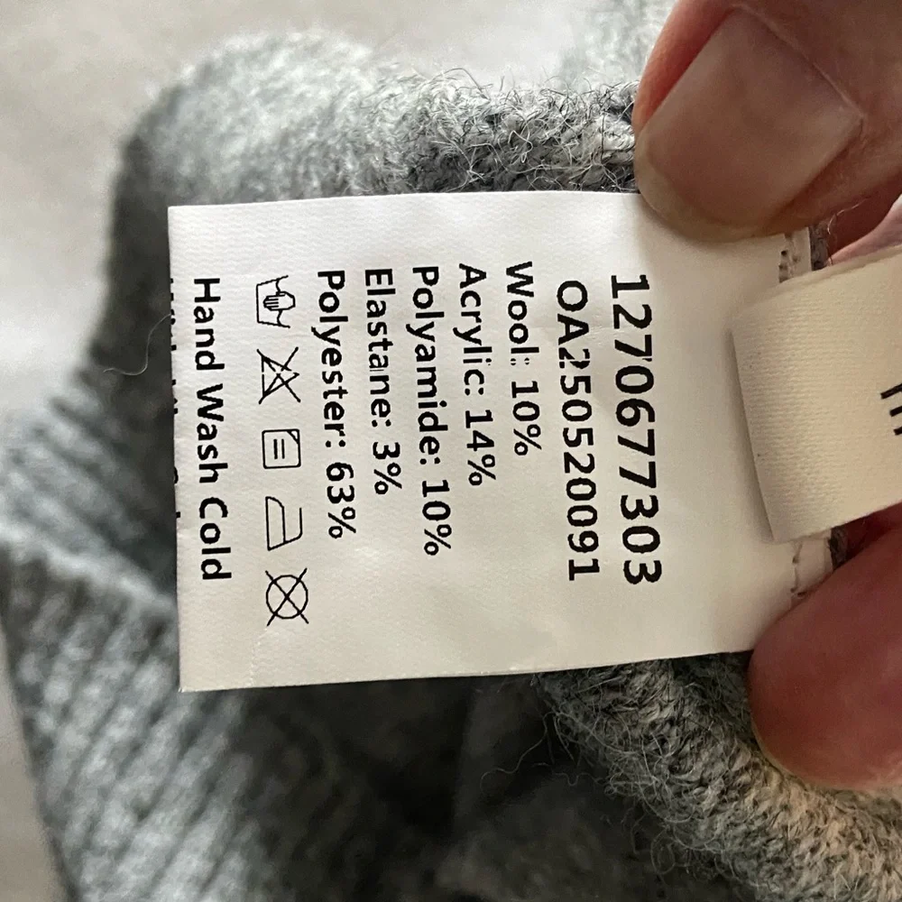Commense wool blend short sleeve sweater - Picture 7 of 7